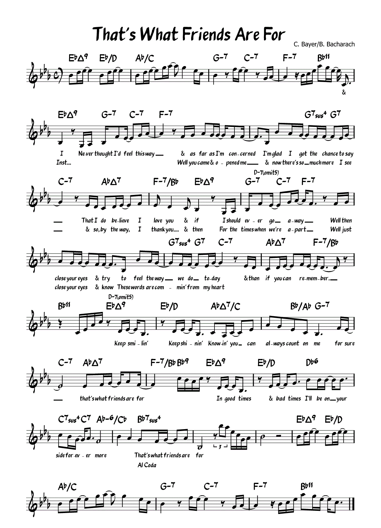 Sheet Music